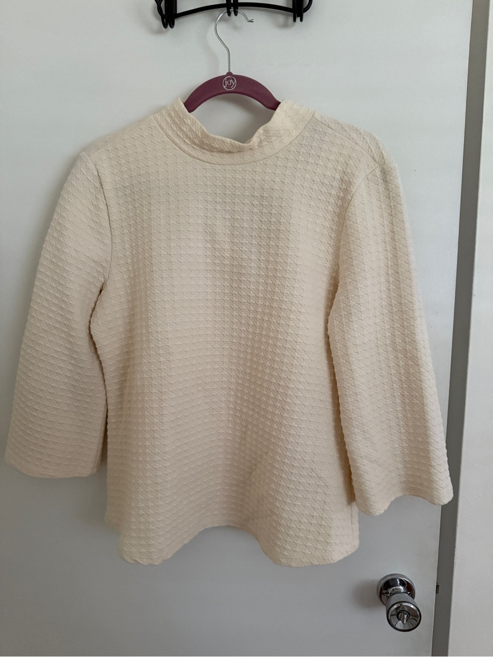 Textured Top with Buttons - Picture 1 of 5